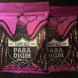 2 Pack Ernie Ball Guitar Strings