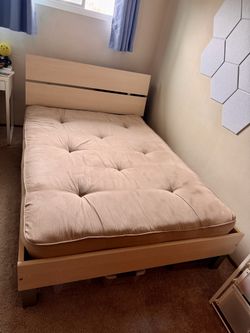IKEA full size bed frame and mattress
