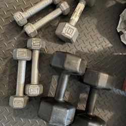 $5 for 3 bl . $10 for 5 bl . $15 for10 bl Dumbbell Weights 