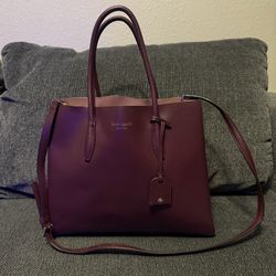 Kate Spade Purple Structured Tote