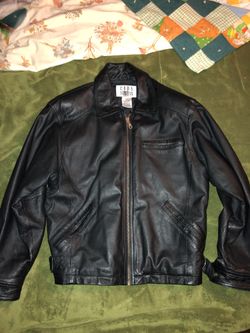 Men’s leather coat