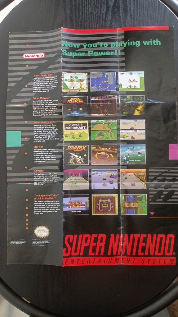 SUPER NINTENDO POSTER