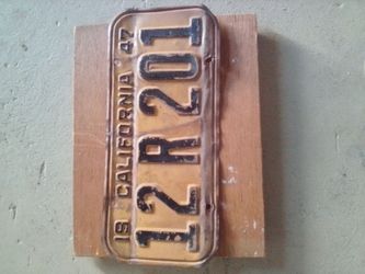 License plate