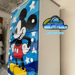 Mickey Mouse Five Drawer Dresser Chest New Cajonera