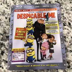 Despicable Me Bluray/Dvd