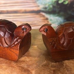 Teak Turtle Paper Weight