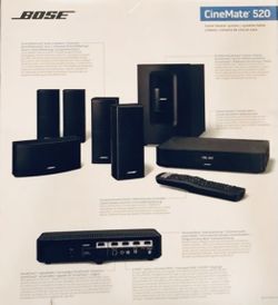 Bose Cinemate 520 Surround sound system with 4K pass through