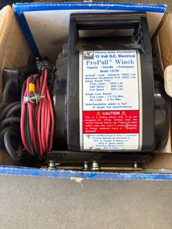Winch 12volt portable