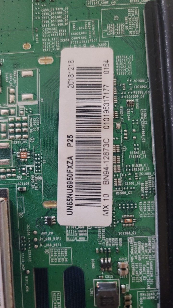 Samsung Main Board UN65NU695OFXZA And Power Supply BN44 0092A That Cam With Thr Board