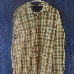 Dress Shirt Button Up Long Sleeve LG (#3)