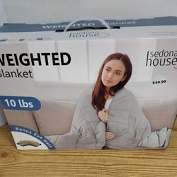 SEDONA WEIGHTED BLANKET 10 LB WITH EYE MASK 