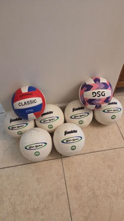 Volleyballs - 8 total