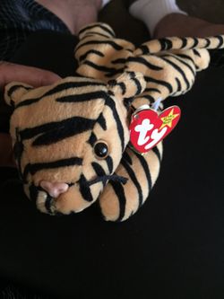 Ty Beanie Babies -stripes the tiger 1995