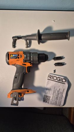 RIDGID 18V Brushless Cordless 1/2 in. Hammer Drill/Driver (No battery)