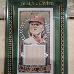 2024 Allen & Ginter Phillies All-Star Alec Bohm Bat Relic Card