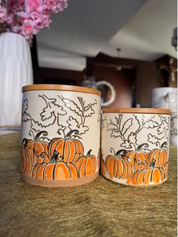 Fall pumpkin decor