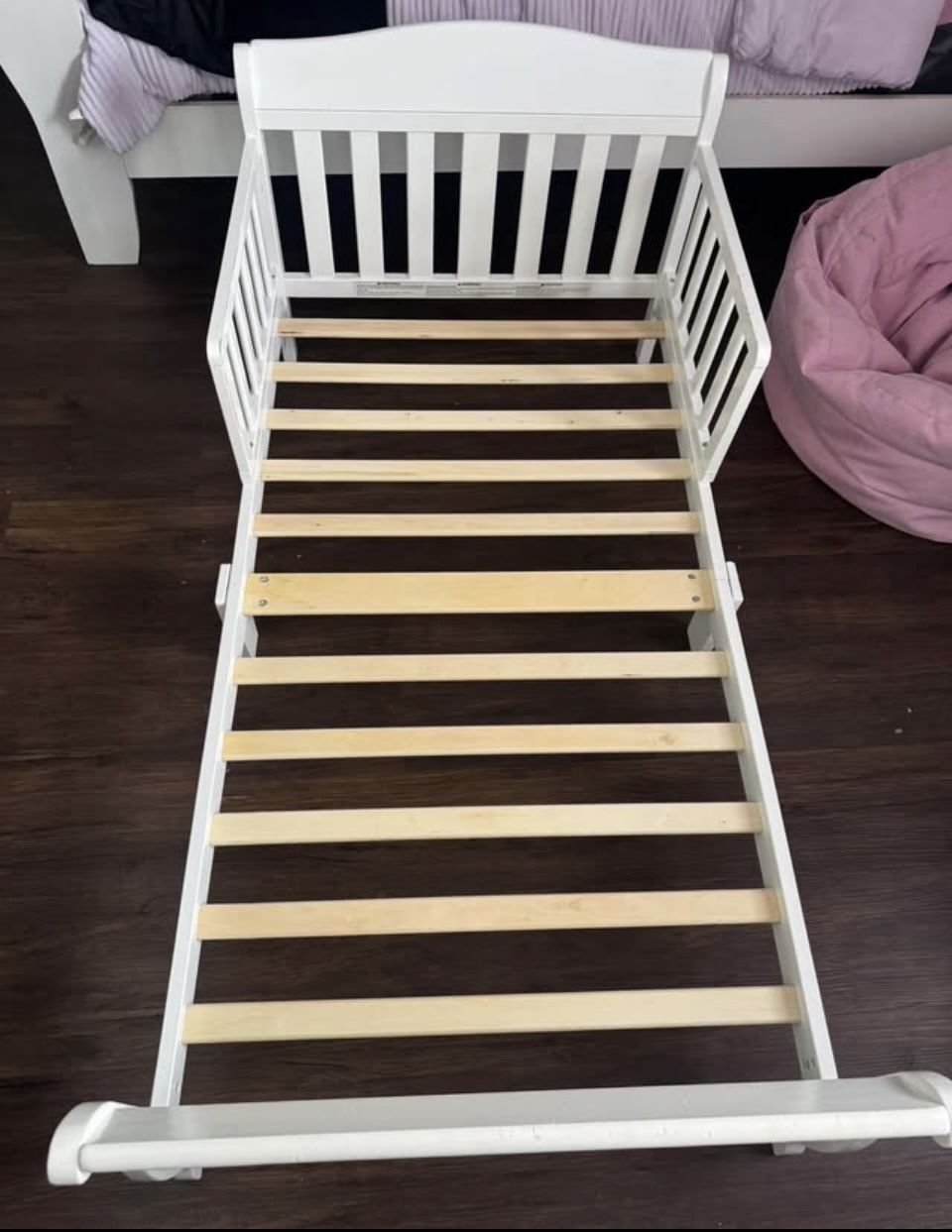 Toddler Bed + Mattress, Used