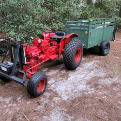 Tractor Kubota 3 Cyl And Trailer 