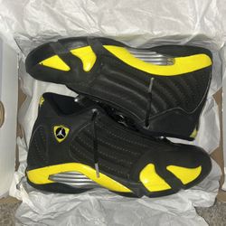 Air Jordan 14 Retro “Thunder” Yellow/Black - Slightly Worn