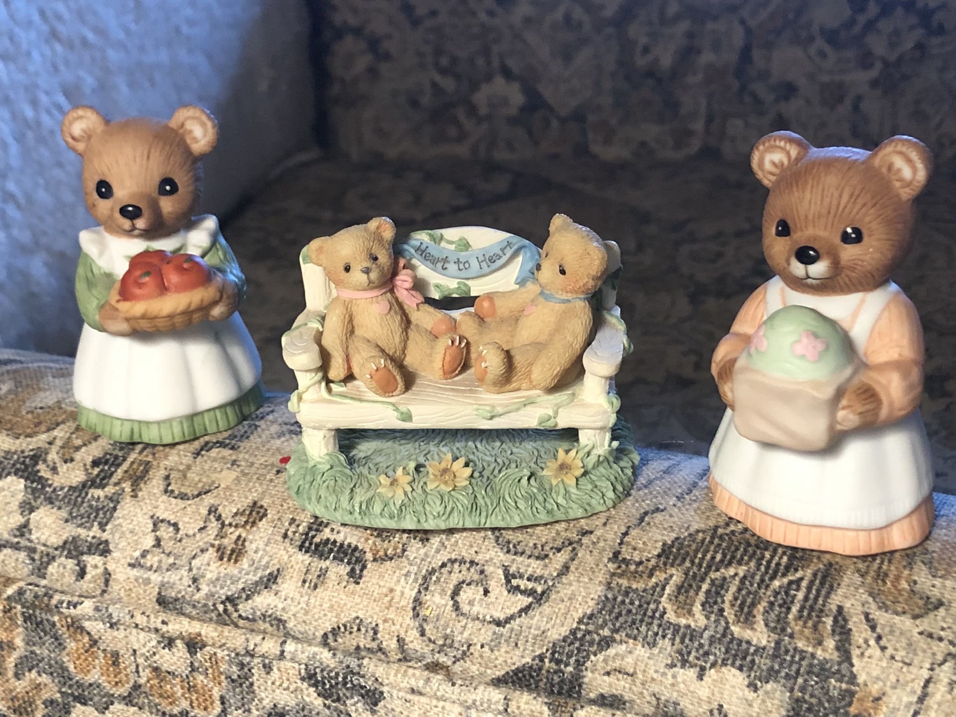 Cherished Teddies And HomCo Bear Figures 