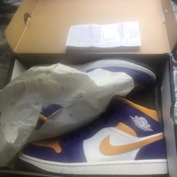 Jordan 1 Lakers