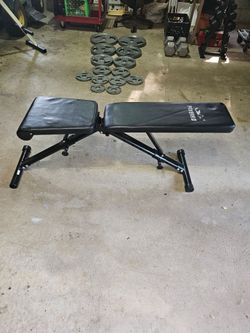 FID foldable adjustable weight bench