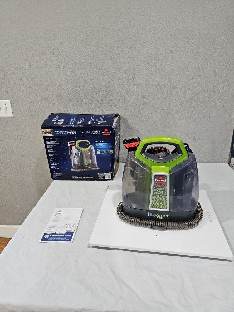 bissell little green proheat spot cleaner