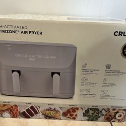 cruXgg Touch Activated 10QT Trizone Air Fryer