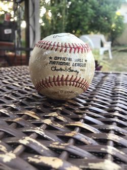 Rawlings Official NL Charles Feeney Baseball (1970s) KC Royals 1970s