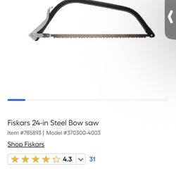 24 In Bow Saw