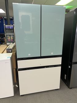 Samsung Blue And White Bespoke Fridge 