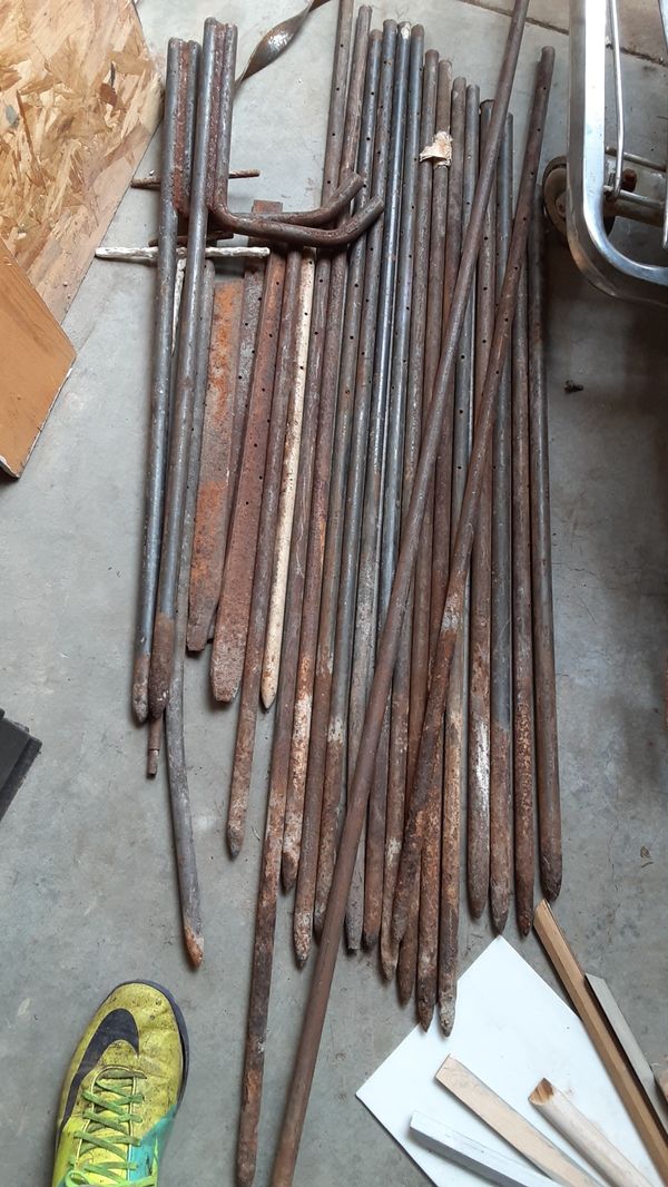 track spikes on concrete