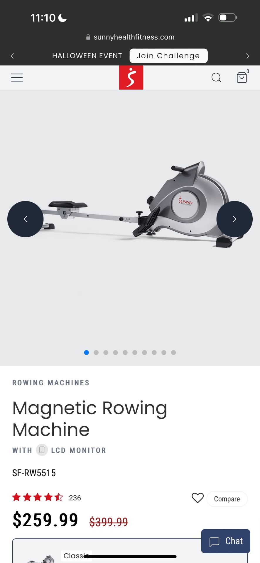 Sunny Magnetic Rowing Machine