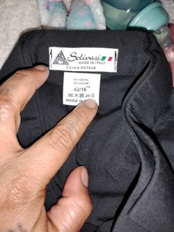 Solivari Made in Italy Black Dress Shirt