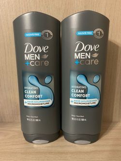 Dove Men Clean Comfort Body Wash, Price for Both