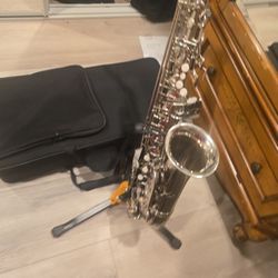 BABYCE Student Saxophone Alto EB Tune Saxophone Brass Nickel Plating Music Instrument E-Flat Sax with Case Accessories