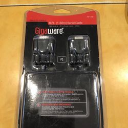 Gigaware 6ft. (1.82m) Serial Cable