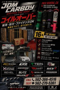 🚗 Coilovers & Air Suspension for Japanese, American & European Cars + Installation Available! 🚗