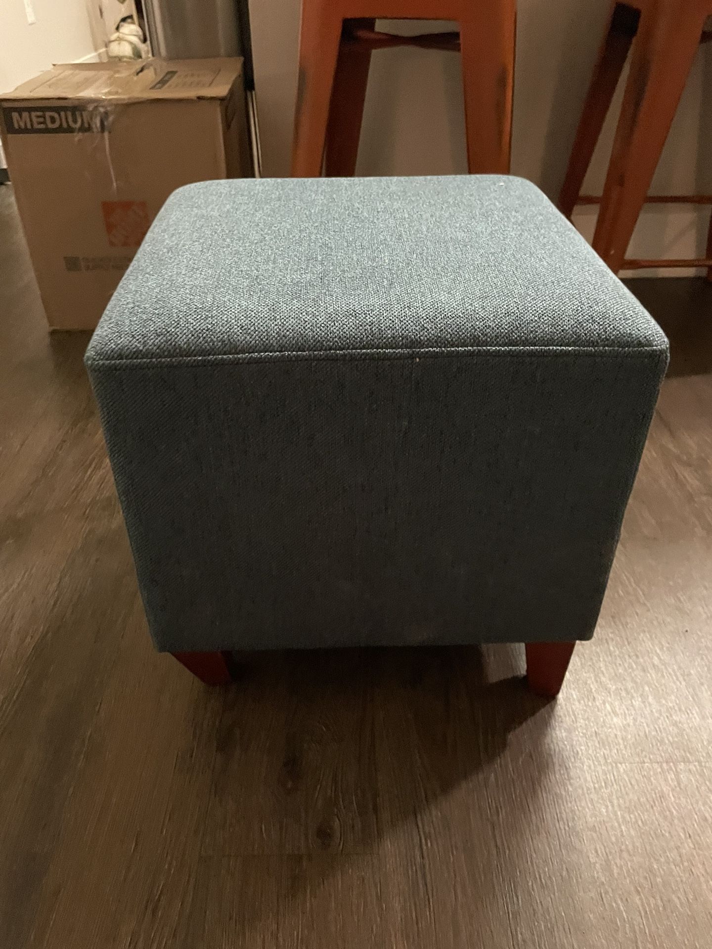 Blue Foot Stool