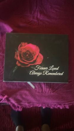 Forever Loved Always Remembered Memorial Book