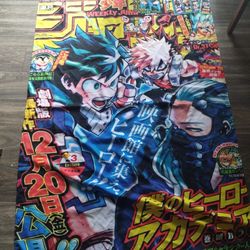 My Hero Academia Wall Scroll And Metal Plates 