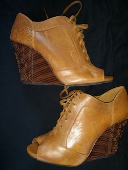 Cute open toes wedges