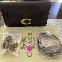 C Tabby Bag in Coffee-Pick up only