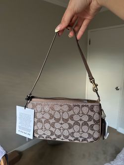 Coach Plaza Bag In Crystal Signature Jacquard