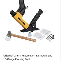 Dewalt Flooring Nailer - 15.5 & 16 ga. Look