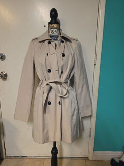 Marc New York by Andrew Marc women's beige belted trench coats