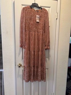 Boho Long Sleeve Maxi Dress