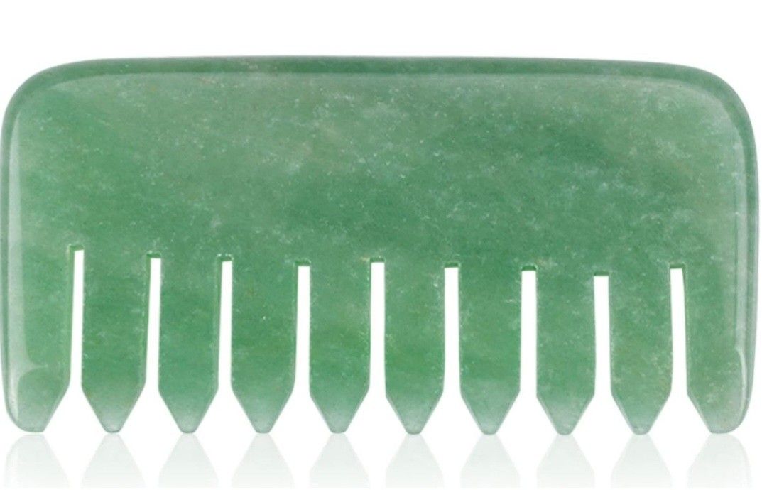 Ideayard Adventurine Jade Massage Natural Stone Comb Head & Body Massage Tool.
Product details Top highlights
Brand-ideayard
Hair Type-All
Size-4.8" x