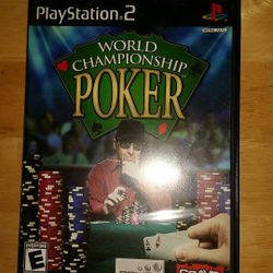 Like new PS2 World Championship Poker