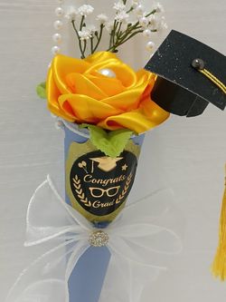 Eternal Flowers For Graduation With Birret